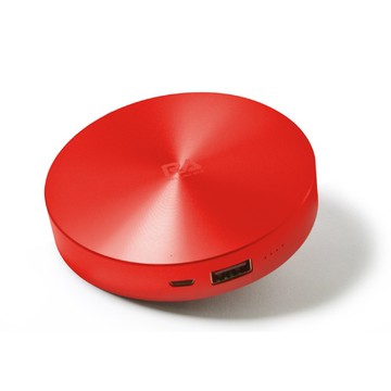 Rolling Ave.｜Hockey 鋁合金行動電源 6300mAh  (紅)