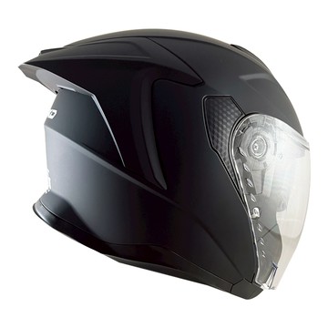 NIKKO N-560 素色 消光黑 內墨鏡 全拆洗 加長鏡片 耳機曹 眼鏡溝 鴨尾設計 安全帽 半罩