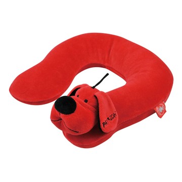 K's Kids 奇智奇思 幼童專用汽車護頸枕 小狗柏德烈  小狗柏德烈 紅色  1個