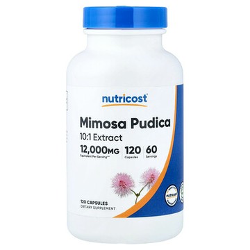 Nutricost, 含羞草，120 粒膠囊（每粒 600 毫克）