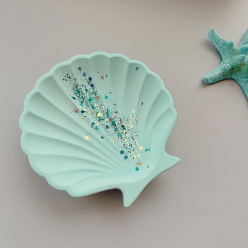 貝殼擴香石擺飾盤組 贈精美包裝