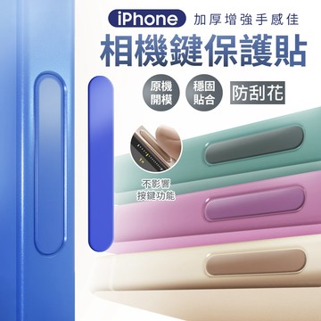 iPhone 彩色相機按鍵保護貼 類玻璃膜 玻璃貼 按鍵貼 防塵貼 適用 i17/16/Plus/Pro/Pro Max