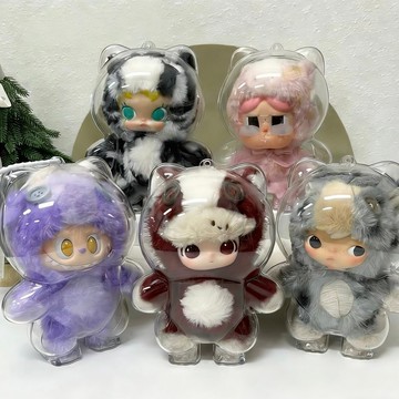 【台灣出貨】馬力全開 新年限定 馬力全開保護殼 娃包 亞克力硬殼 保護罩 防塵收納盒 娃娃保護殼 娃包 防摔