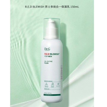 Dr.G  R.E.D Blemish 男士專用 多效合一保濕乳 150ml 韓國正品【現貨】男性保養品 多合一精華水乳