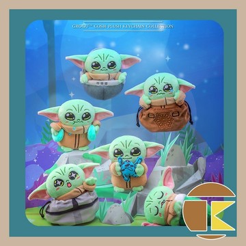 【6月預購】Hot Toys 星際大戰 古古毛絨掛件盲盒 收藏角色 一中盒6入｜愛蛋客