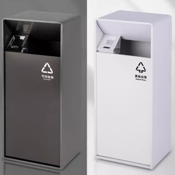 不銹鋼垃圾桶 商用景區環衛戶外小區物業公園售樓部 分類果皮箱