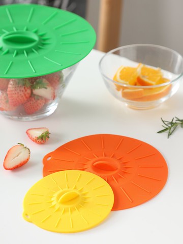 食品級硅膠保鮮蓋微波爐硅膠蓋 耐高溫碗蓋萬能蓋子杯蓋