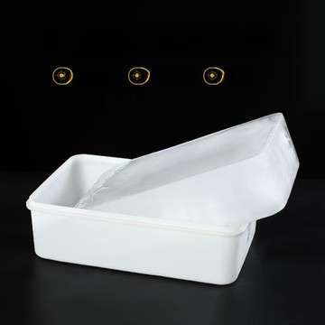 冰塊制冰盒大號冰塊速凍器冷凍盒子酒吧奶茶店商用帶蓋大冰塊模具