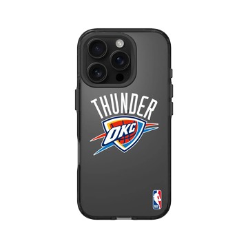 iPhone 16 Pro Clear 酷墨灰 - NBA - Logo-奧克拉荷馬市雷霆 Oklahoma City Thunder - Light