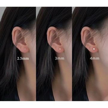 【台灣公司 可打統編】免運 S925銀針睡覺不用摘豆豆耳釘男女養耳洞耳針輕奢高級感小巧精致潮 可開發票 全館五折 工廠現貨直銷 新品特價 z9211