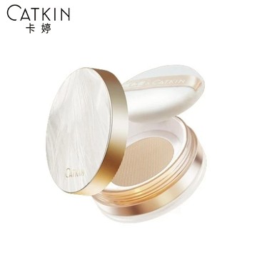 卡婷CATKIN輕煙蜜粉定妝養膚散粉餅持久控油防水汗遮瑕輕薄款15g
