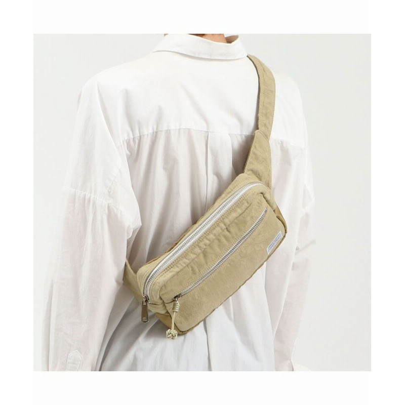 Porter ポーター 吉田カバン ポーター ウエストバッグ Porter Weave ウィーヴ Waist Bag ウエストポーチ ボディバッグ 日本製 ウィーブ 537 ユニセックス ベージュ 通販 Lineポイント最大1 0 Get Lineショッピング