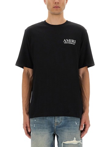 amiri bones stacked print t-shirt