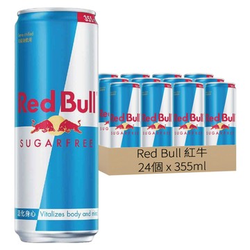 Red Bull 紅牛 無糖能量飲料  24個裝  355ml