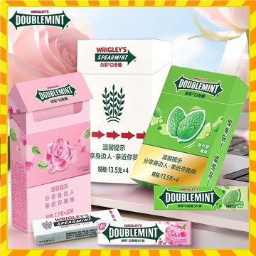 約會必備 綠箭薄荷糖 口香糖盒裝綠箭 薄荷味口香糖 玫瑰口味 白箭薄荷糖 清新口氣 綠群抽抽盒口香糖 綠箭抽抽盒口香糖獨