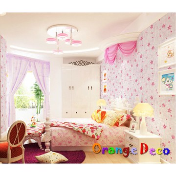 【橘果設計】田園風格 自黏壁紙 10米長 多款可選 DIY組合壁貼牆貼室內設計裝潢