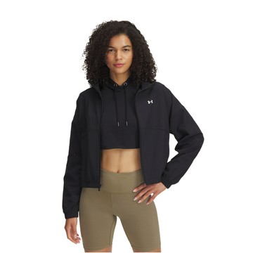 【UNDER ARMOUR】女 Rival Woven 防潑水外套  1389631-001