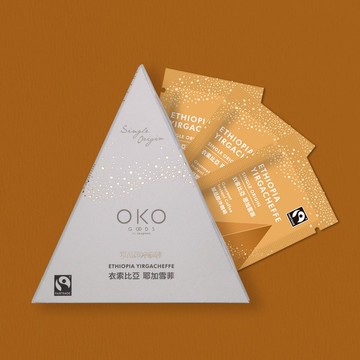 【生態綠 OKO】單品即沖咖啡_衣索比亞耶加雪菲8入
