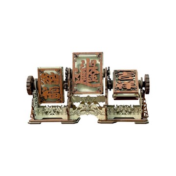 【DIY 手作】旋轉執事牌 台灣廟宇 台灣特色模型 台灣伴手禮 禮物