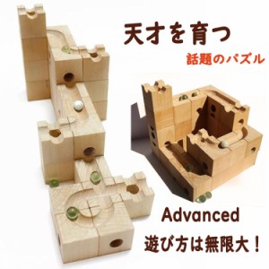 新発売 Wood Encube キュボロ類似品 立体迷路 ビー玉転がし - おもちゃ