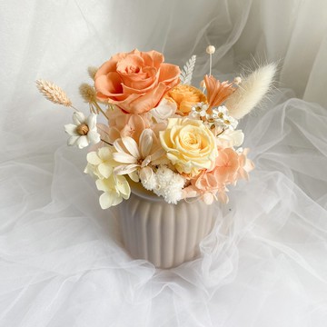 永生花 / 牛奶瓶桌花 / 永生花盆花 / 開幕禮 新居禮