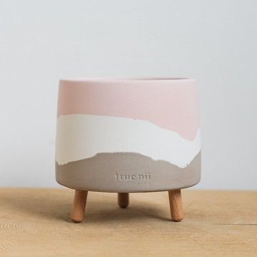 初泥 true nii | 長腳的水泥盆(L) -Palette 絢花蒔光