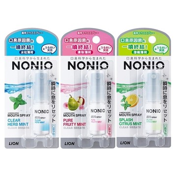 日本 Lion獅王 NONIO終結口氣淨涼噴劑(5ml) 款式可選【小三美日】D282020