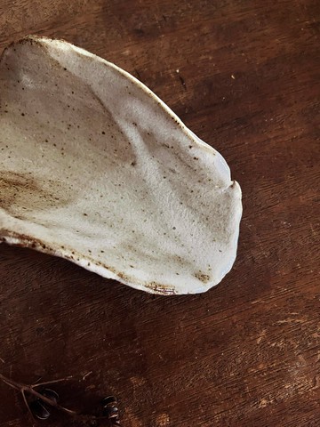 流白 茶則 香皿 零二 茶席 | 陶器皿