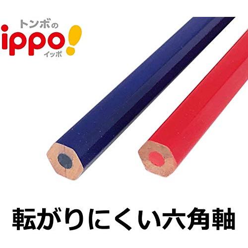 トンボ鉛筆 ippo! 丸つけ用赤青えんぴつ BCA-261 2本入