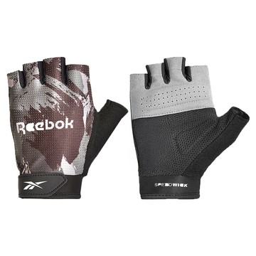 Reebok 銳步 速乾透氣健身手套  S(13.5 x 8 x 2cm)  迷彩灰  1雙
