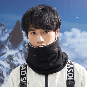 百搭保暖圍脖針織圍巾女韓版秋冬季針織護頸椎男士學生脖套防寒