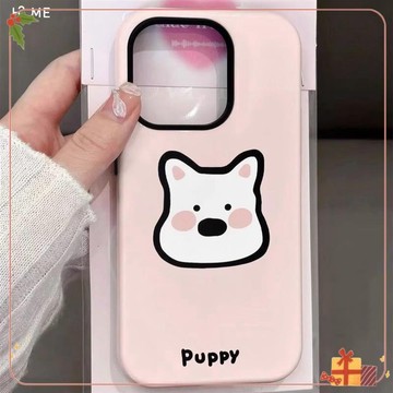 【新品】情侶狗狗適用蘋果16手機殼iPhone15promax全包14菲林11二合一xs