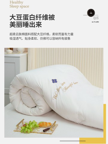 大豆纖維被加厚保暖冬被芯春秋被子雙人10斤學生宿舍單人8斤被褥9