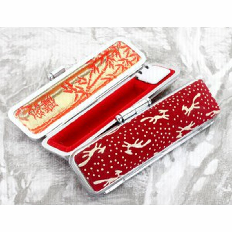 印鑑ケース はんこケース 赤印伝ケース 鹿革 きつねが走ってる柄 13 5mm 15mm用 おしゃれ 朱 通販 Lineポイント最大1 0 Get Lineショッピング