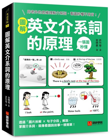 圖解英文介系詞的原理：用老外的思維理解介系詞，看圖秒懂不用背！