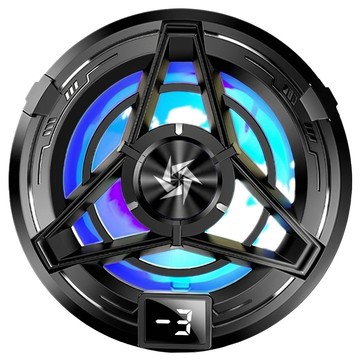 AERIVO 磁吸卡扣半導體手機冰凍風扇 遊戲散熱器  黑色  1個