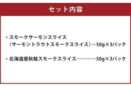 王子サーモン スモークサーモン2種 食べ比べセット 計300g