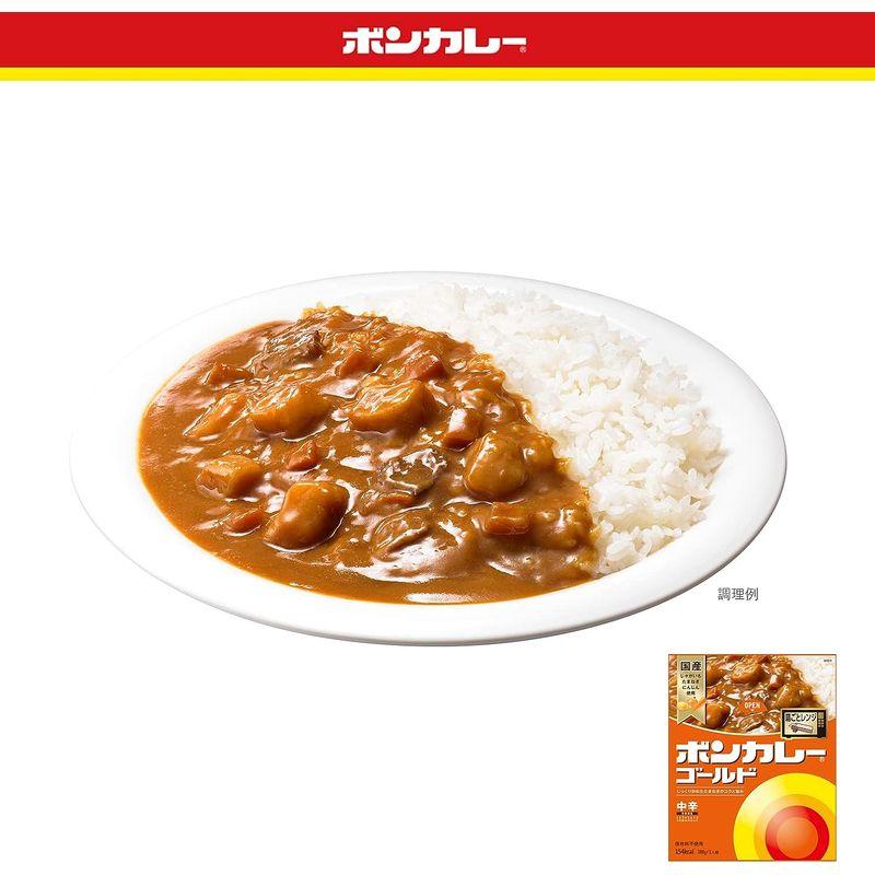 大塚食品 ボンカレーゴールド 中辛 180g×5個 レンジ調理対応