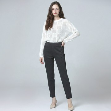 ●限時買一送一▶石墨烯高彈修身顯瘦窄管褲_灰色【MON’S 流行服飾】