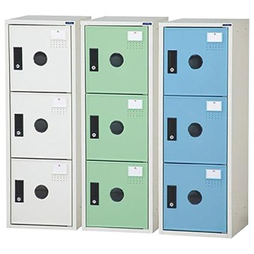 大富 三門式置物櫃/KDF-206FC/ABS塑鋼門/藍