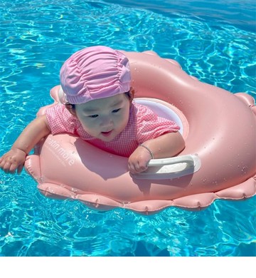 Baby童衣 ✦•商檢合格•✦ 韓版愛心兒童泳圈 嬰兒戲水坐圈 11859