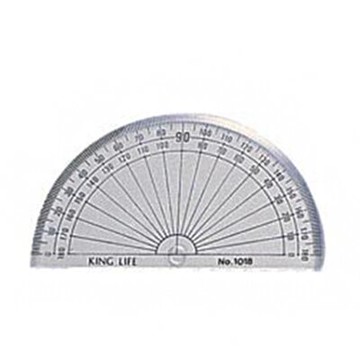 【文具通】Life 徠福 10CM壓克力分度器NO.1018 M1010038【領券滿額再折千12/31止】