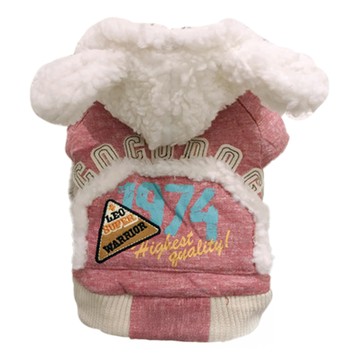 SassyDog 韓風兔子外套 西施/北京/薄美  M  粉色  1件