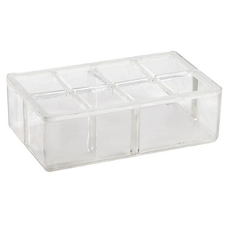 【現貨】鳥用壓克力八格飼料盒 底部飼料盒 鸚鵡群用飼料盒 點心盒