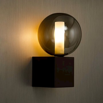 簡約煙灰色玻璃壁燈 F97-54-1078