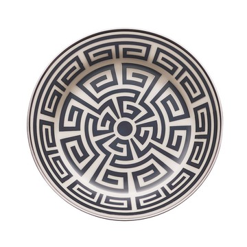 GINORI 1735 迷圓盤．前菜點心盤22cm (黑)