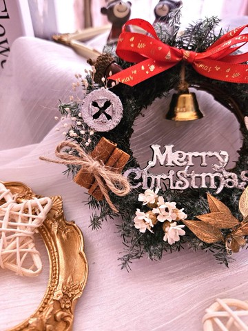 永生雪松聖誕小花圈 聖誕禮物