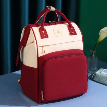 新款媽咪包多功能輕便母嬰包手提大容量雙肩包女帶娃外出旅行背包