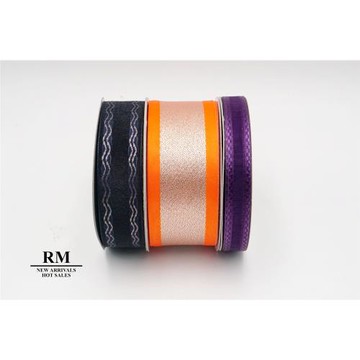 特惠套組 地獄萬聖節套組  緞帶套組 禮盒包裝 蝴蝶結 手工材料