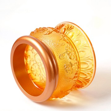 家居佛堂貢爐供佛觀音檀香薰爐仿琉璃浮雕蓮花供爐立香爐線香爐